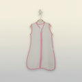 White with pink Muslin Sleeping Bag image 0