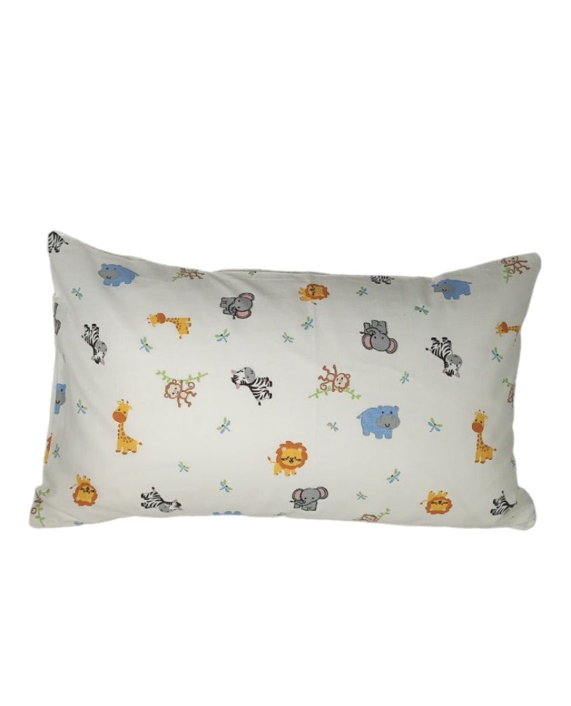 Tiny animals crib pillowcase image 0