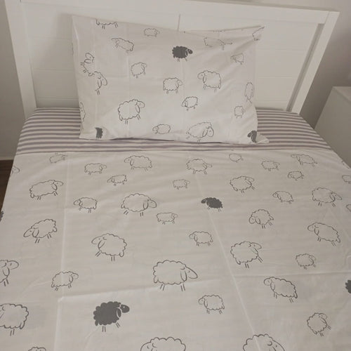 Count the sheep single bed set (2 pieces) image 0