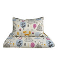 Grey bear crib set image 0