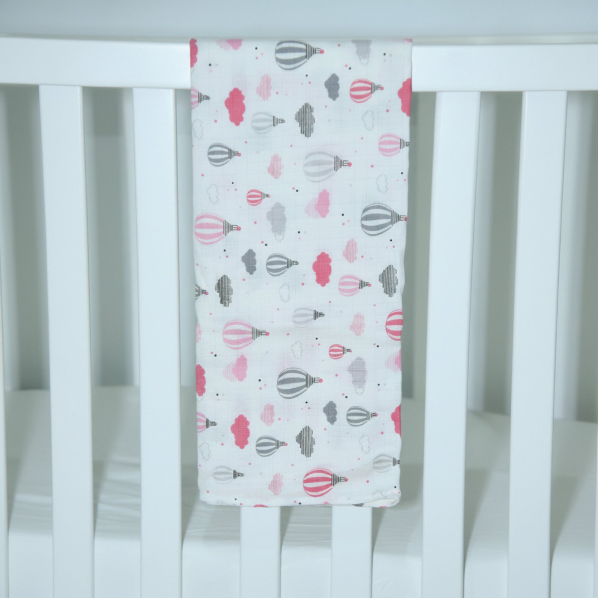 Pink Airballoons Swaddle 78x78 image 1