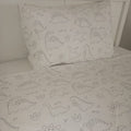 Grey Dino single bed set (2 pieces) image 0