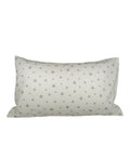 White grey stars crib pillowcase image 0