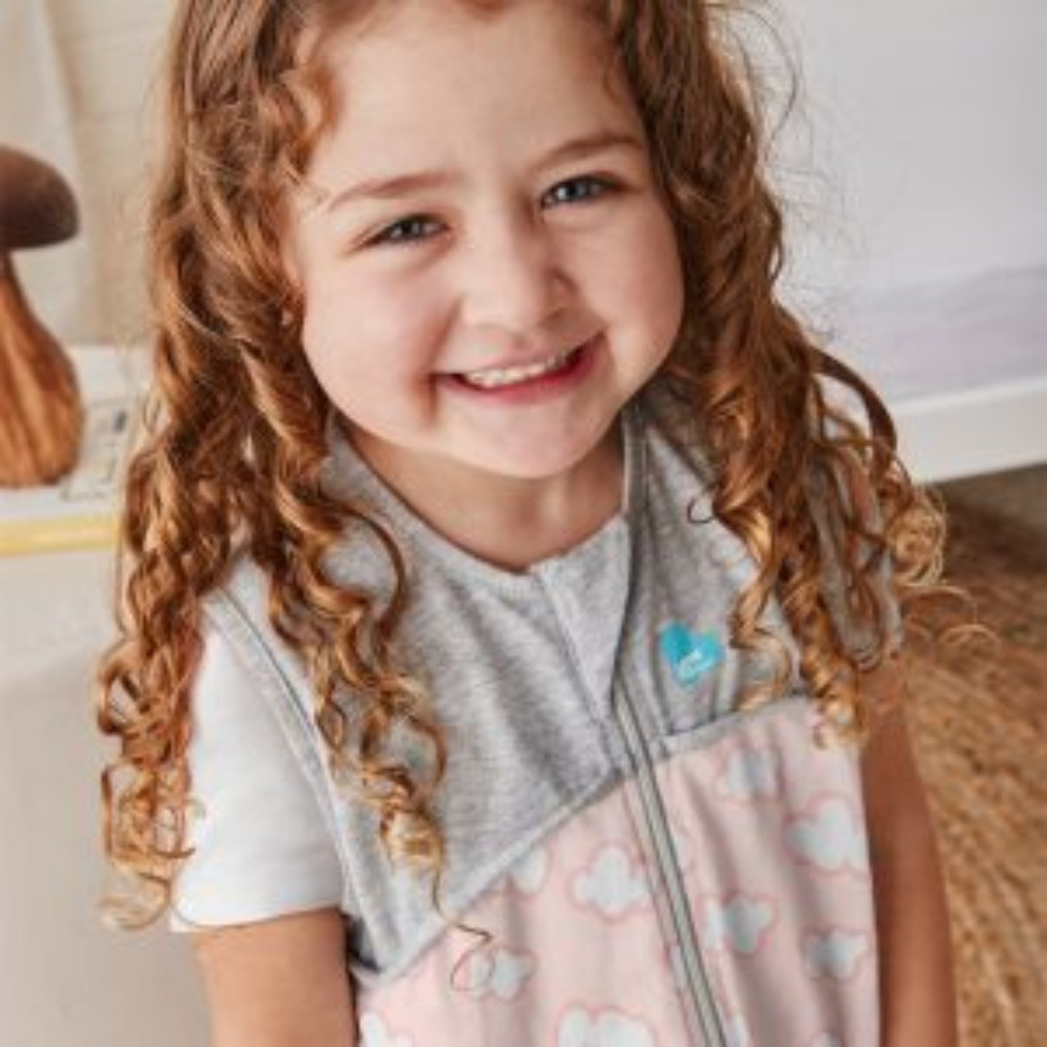 Love To Dream™ Organic Sleep Bag 0.2 TOG Daydream Pink image 4
