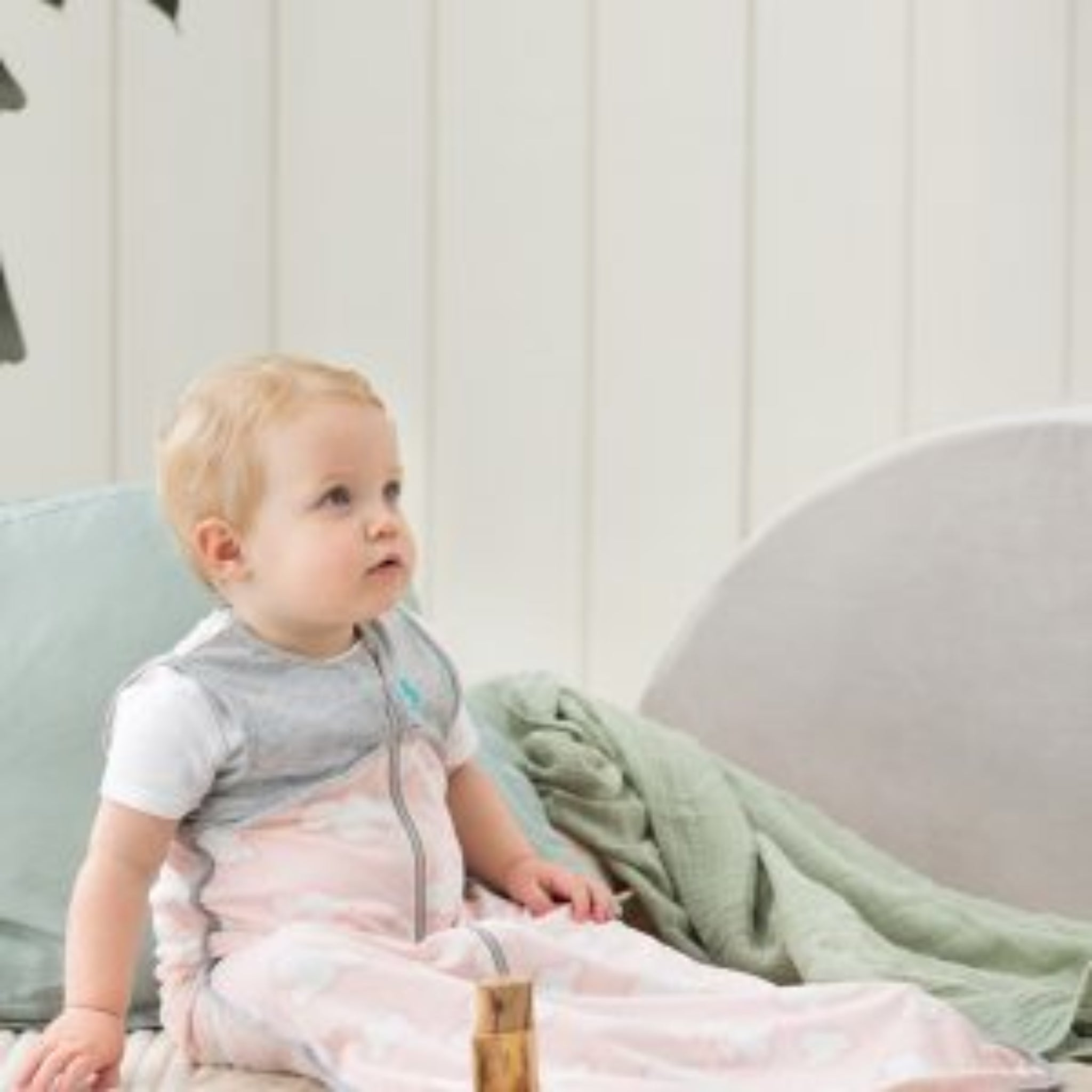 Love To Dream™ Organic Sleep Bag 0.2 TOG Daydream Pink image 5