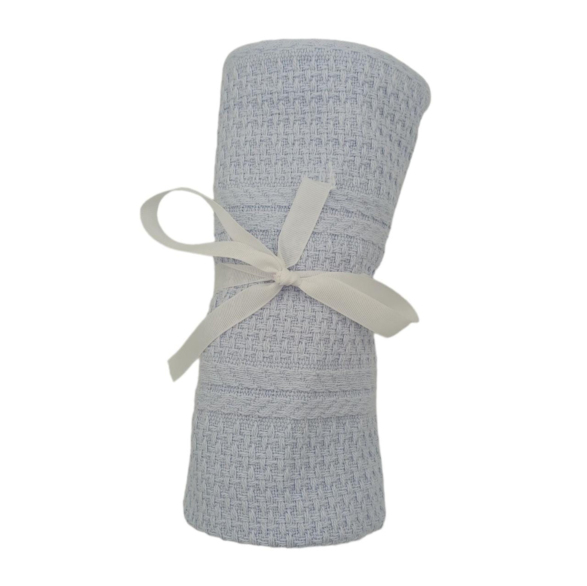 Blue Cotton Pike Blanket 83x50cm image 0