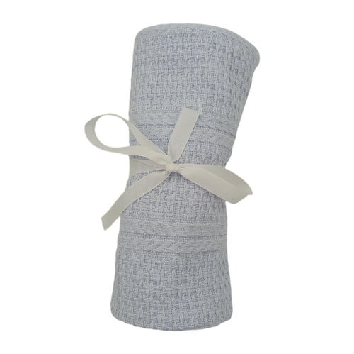 Blue Cotton Pike Blanket 83x50cm image 0
