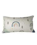Green rainbow crib pillowcase image 0