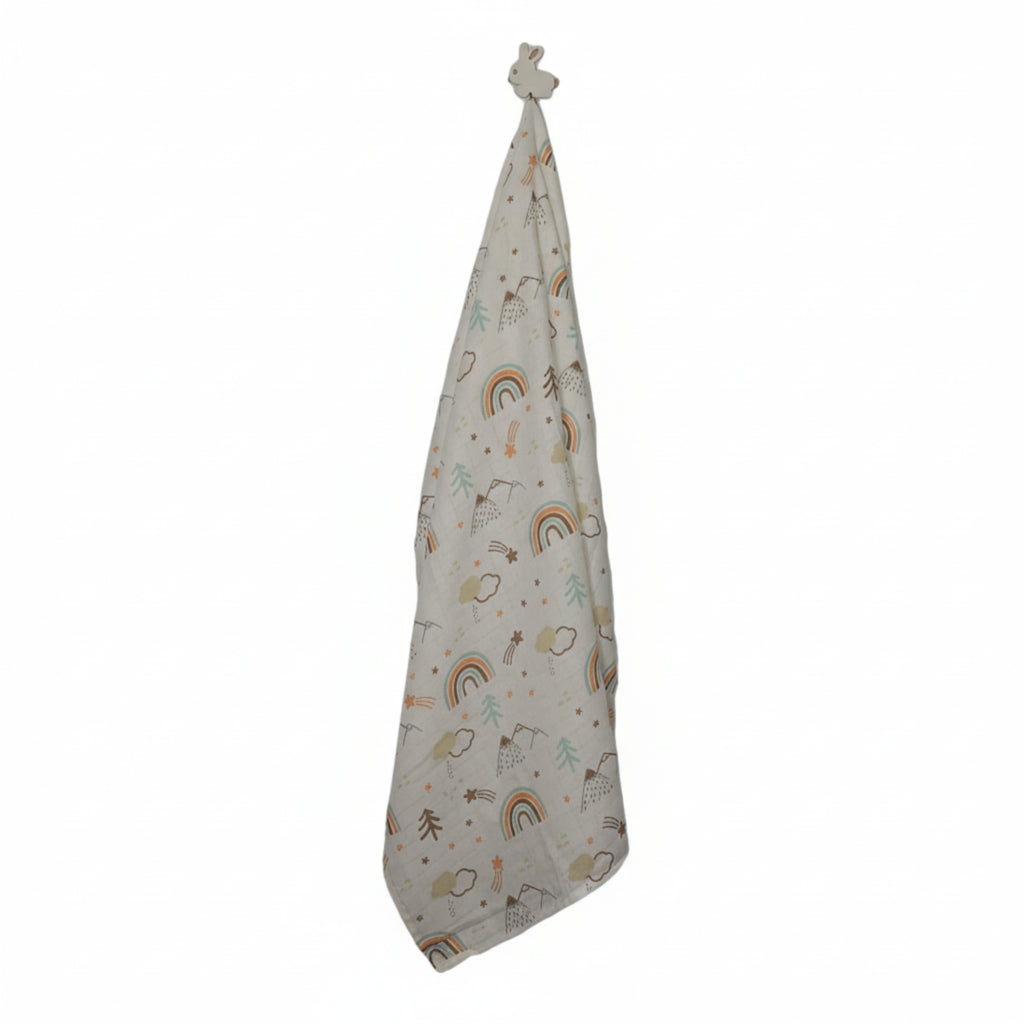 Orange Beij Rainbow Swaddle 78x78 image 0