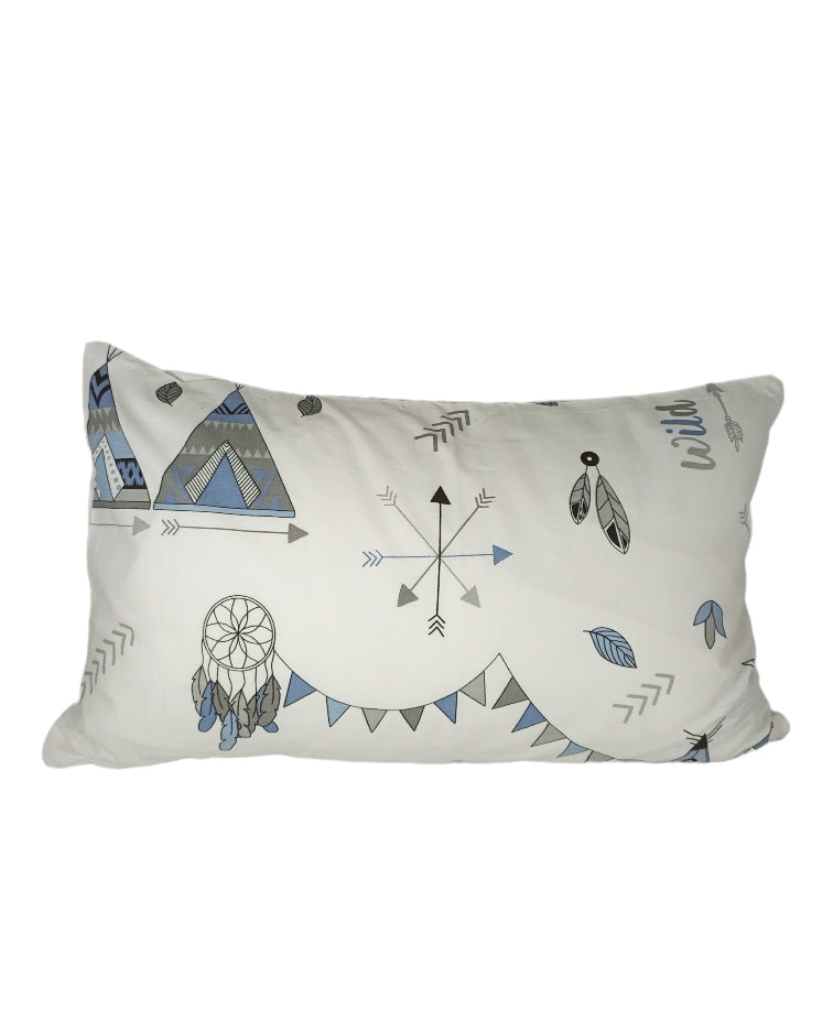 Wild blue crib pillowcase image 0
