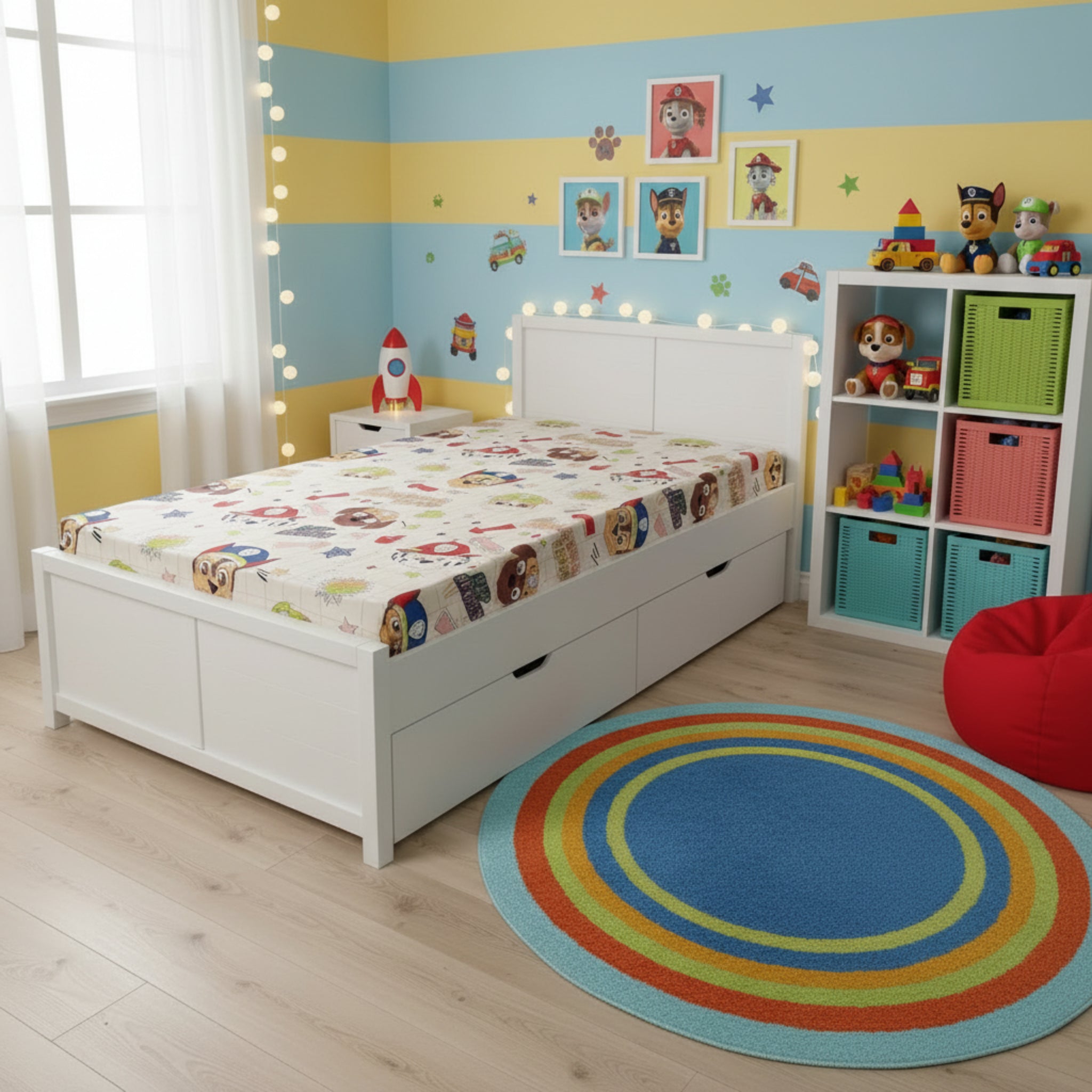 Paw Patrol single bed fittedsheet image 0