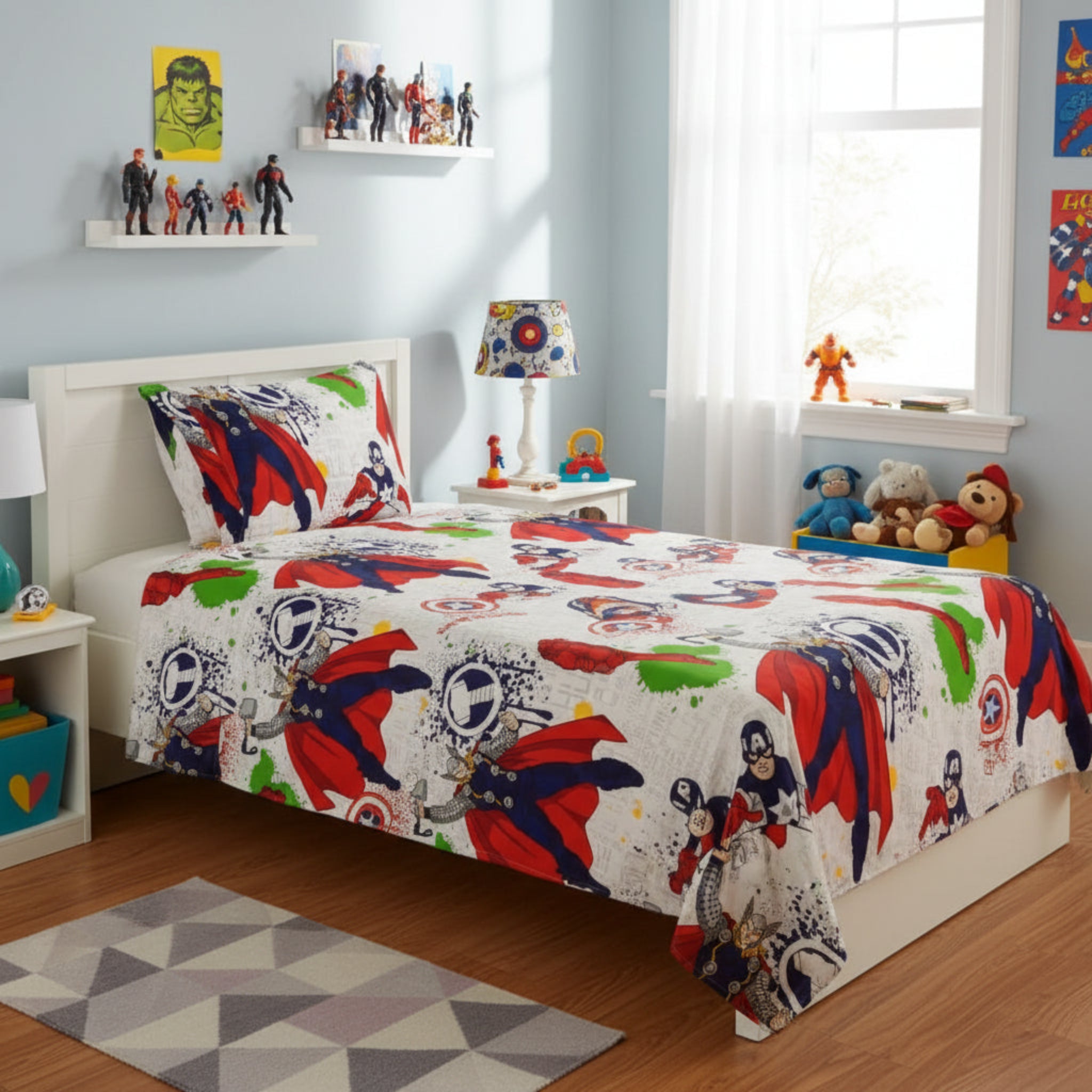 Summer Avengers single bed set (2 pieces) image 0