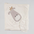Baby Wash Towel, Embroidered Deer