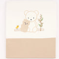 Bird & Teddy Bear Baby Blanket