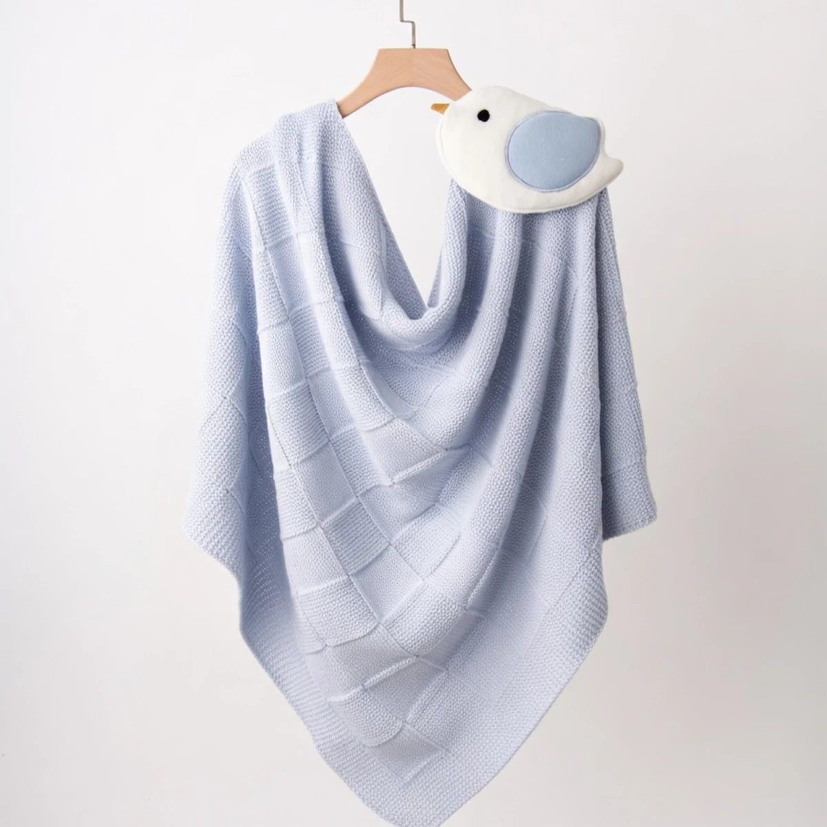 Baby Receiving Blanket with Bird Print, Boxed