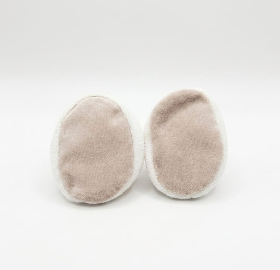 Bear Pattern Baby Booties