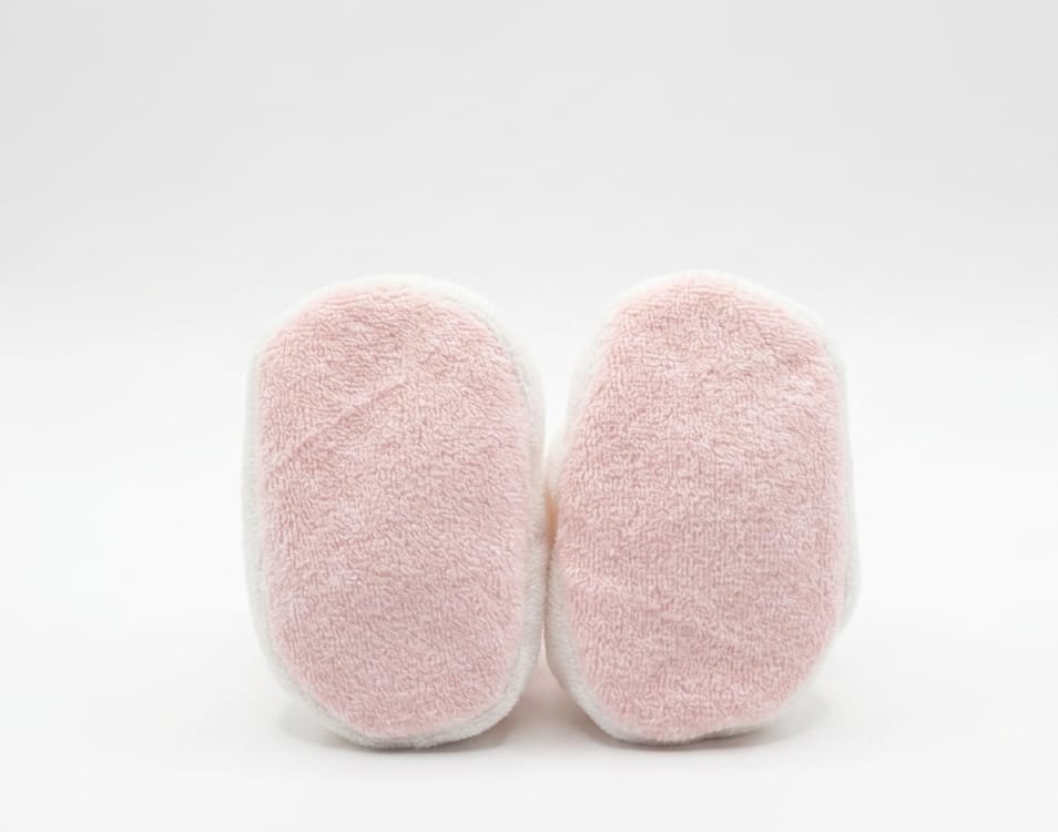 Bear Pattern Baby Booties