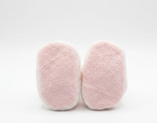Bear Pattern Baby Booties