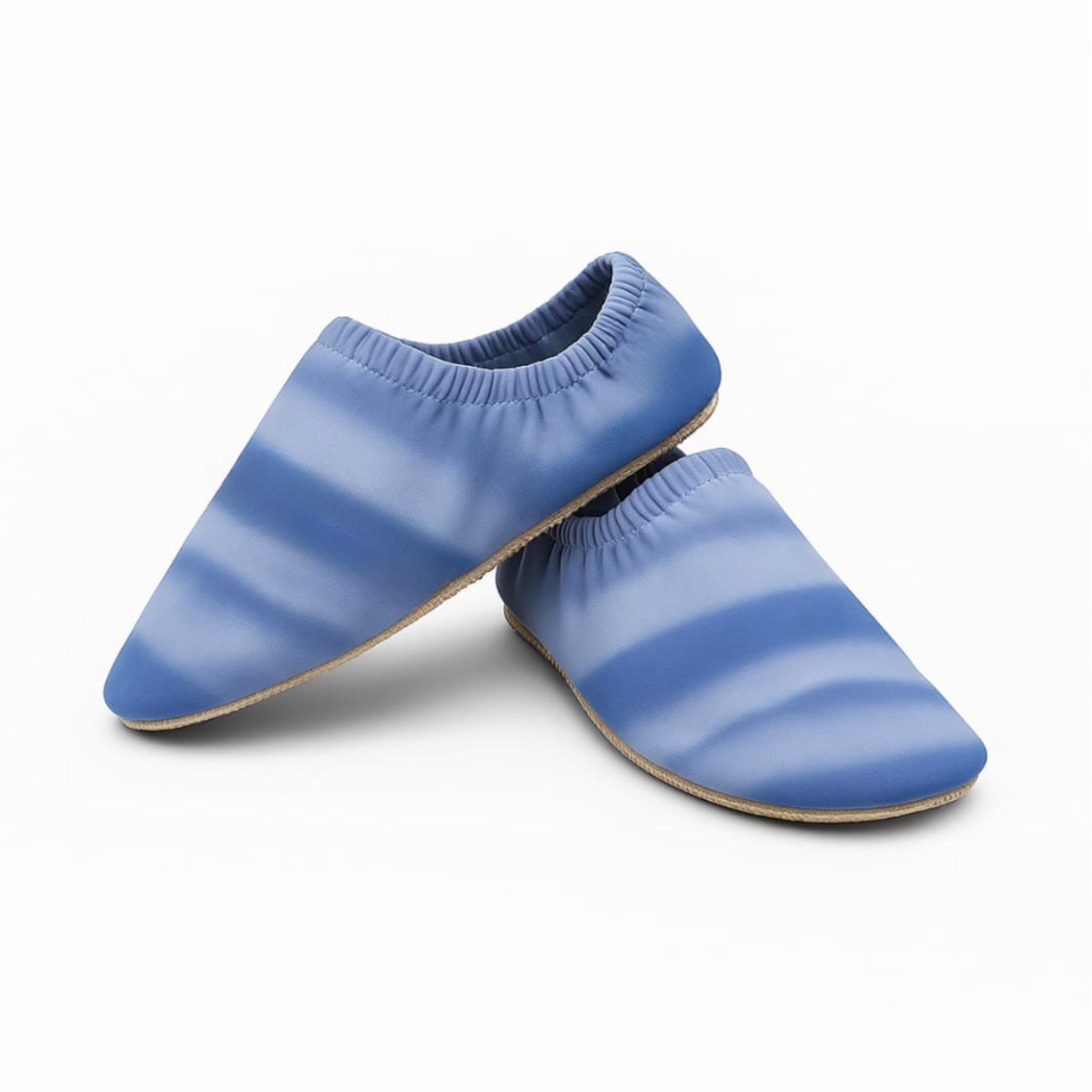 Plain Blue Beach Flippers