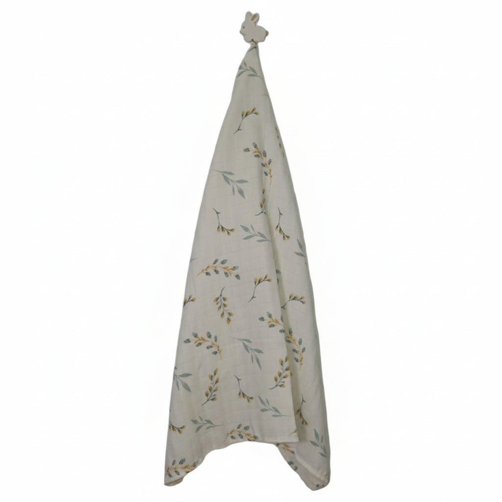 Green Olives Swaddle 78cmx78cm image 0