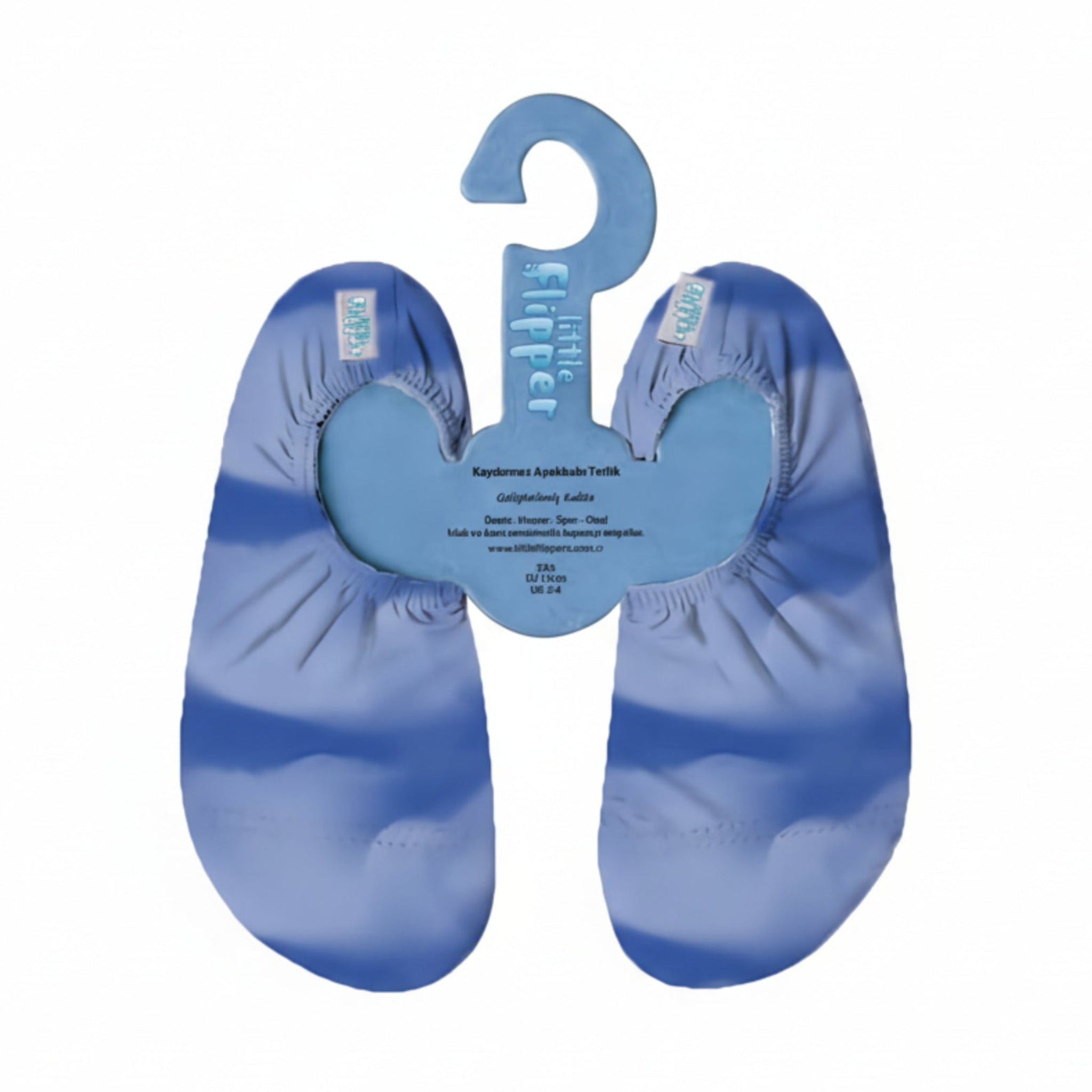 Plain Blue Beach Flippers