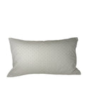 Grey black dots crib pillowcase image 0