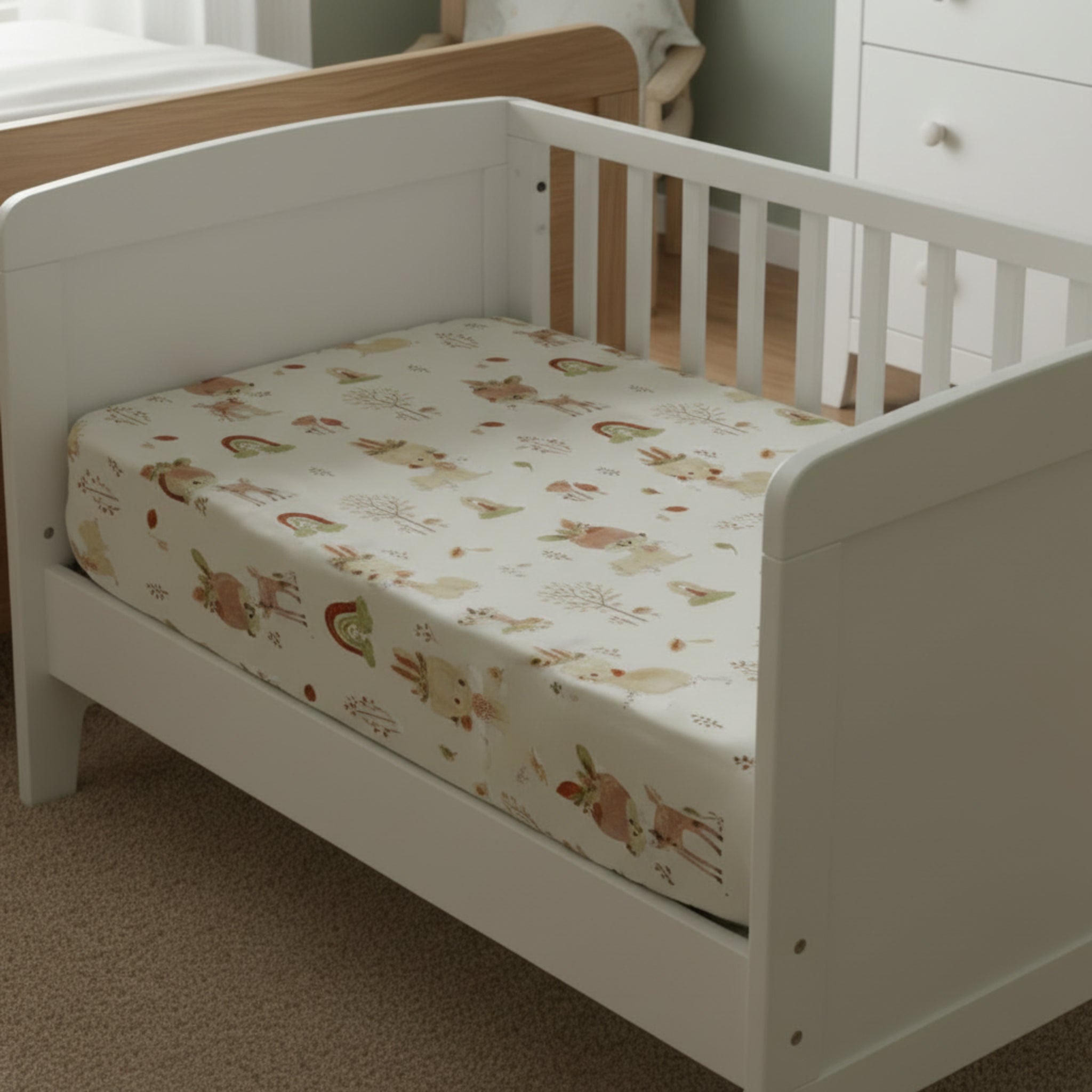 Brown Bambi next2me fittedsheet image 0