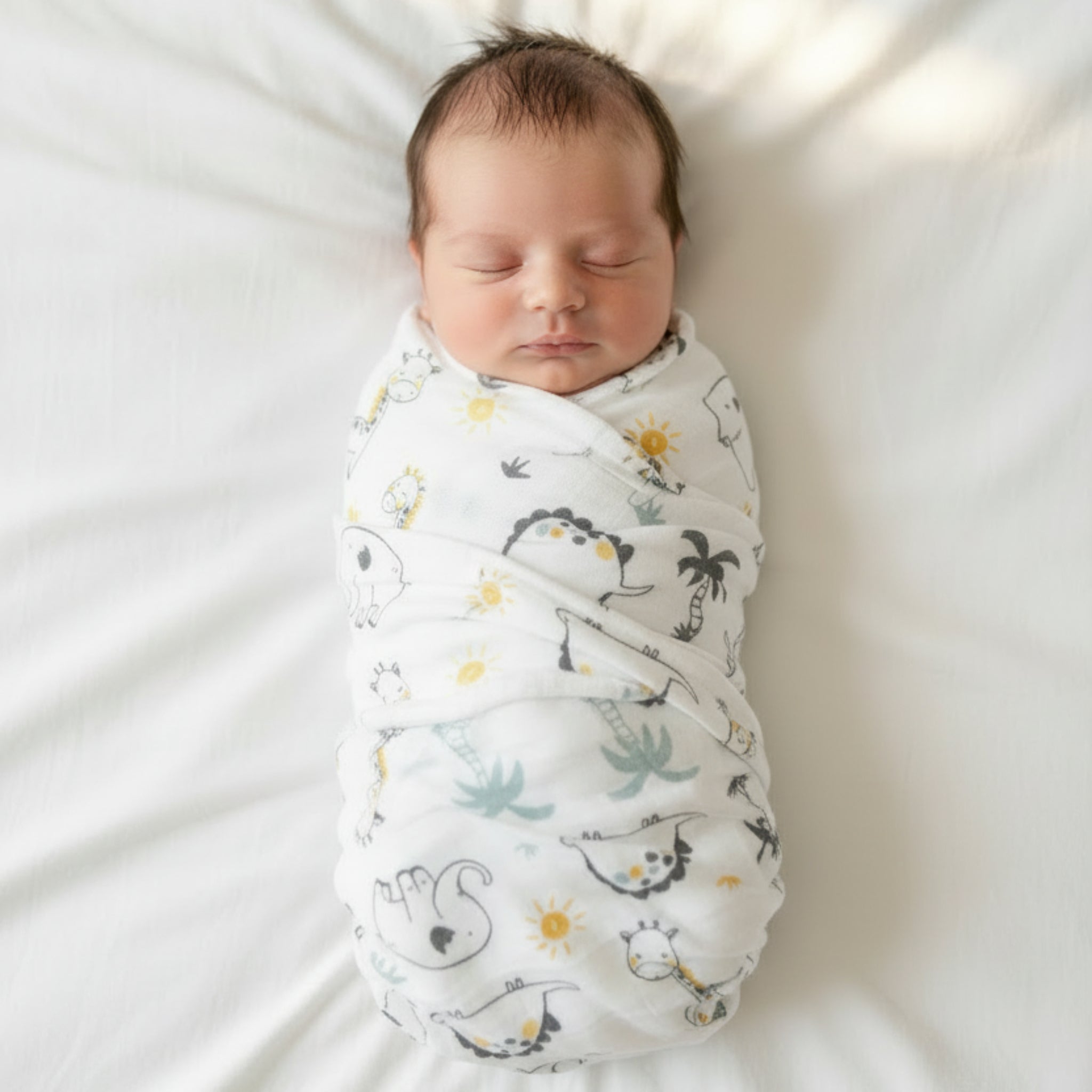 Dino Animals Swaddle 78cmx78cm image 1