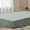 Blue with brown dots next2me fittedsheet image 0