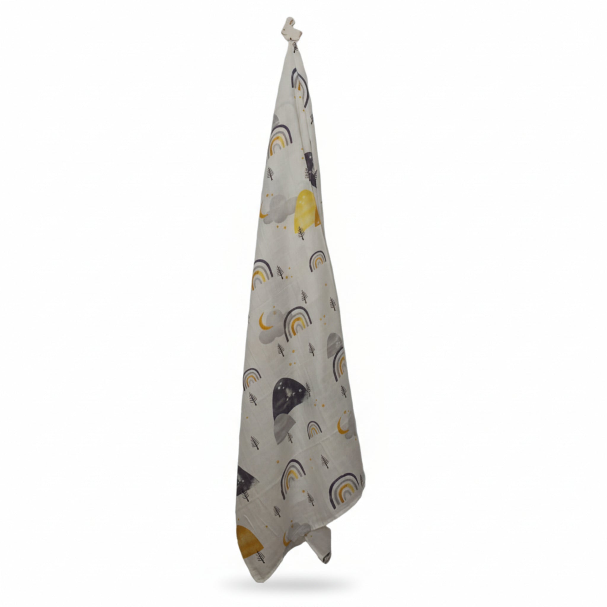 Yellow rainbow swaddle 120x120 image 0