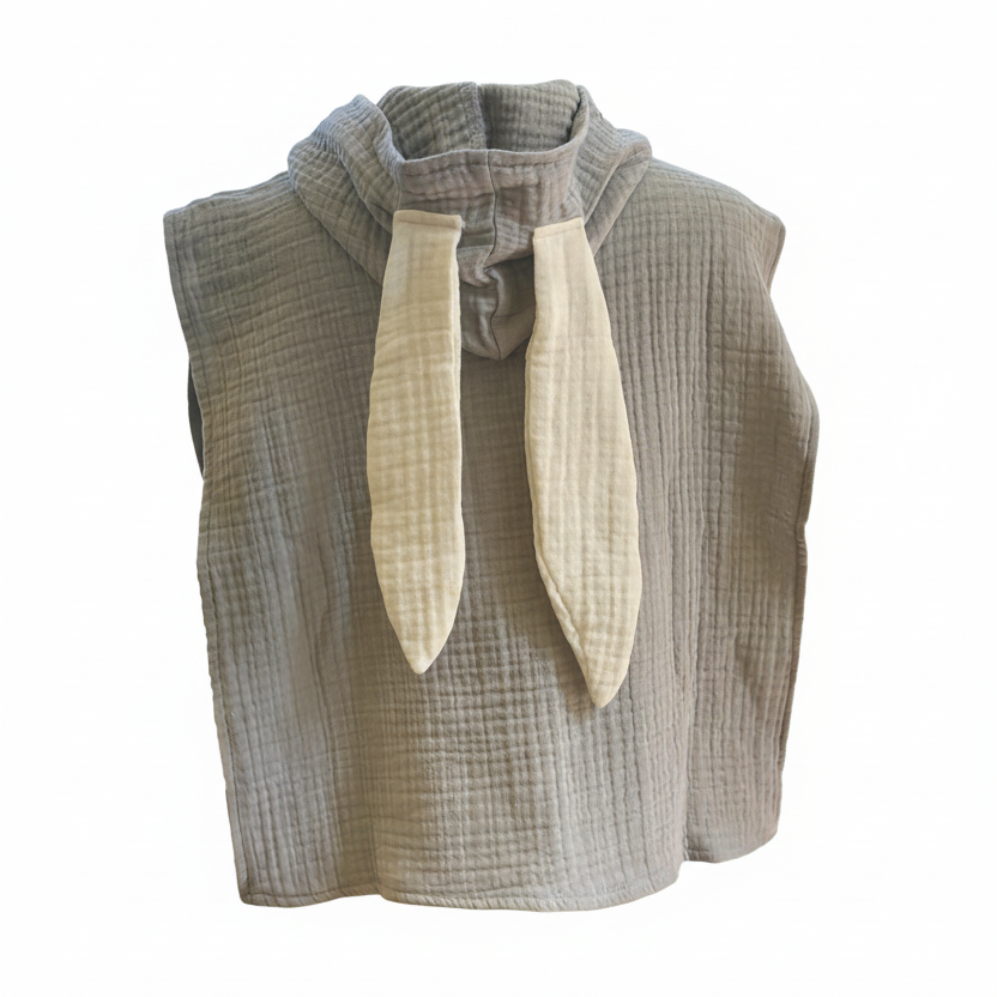 Grey Rabbit cotton muslin beach poncho image 1