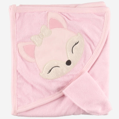 Baby Wash Towel, Embroidered Fox