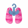 Plain Pink Beach Flippers