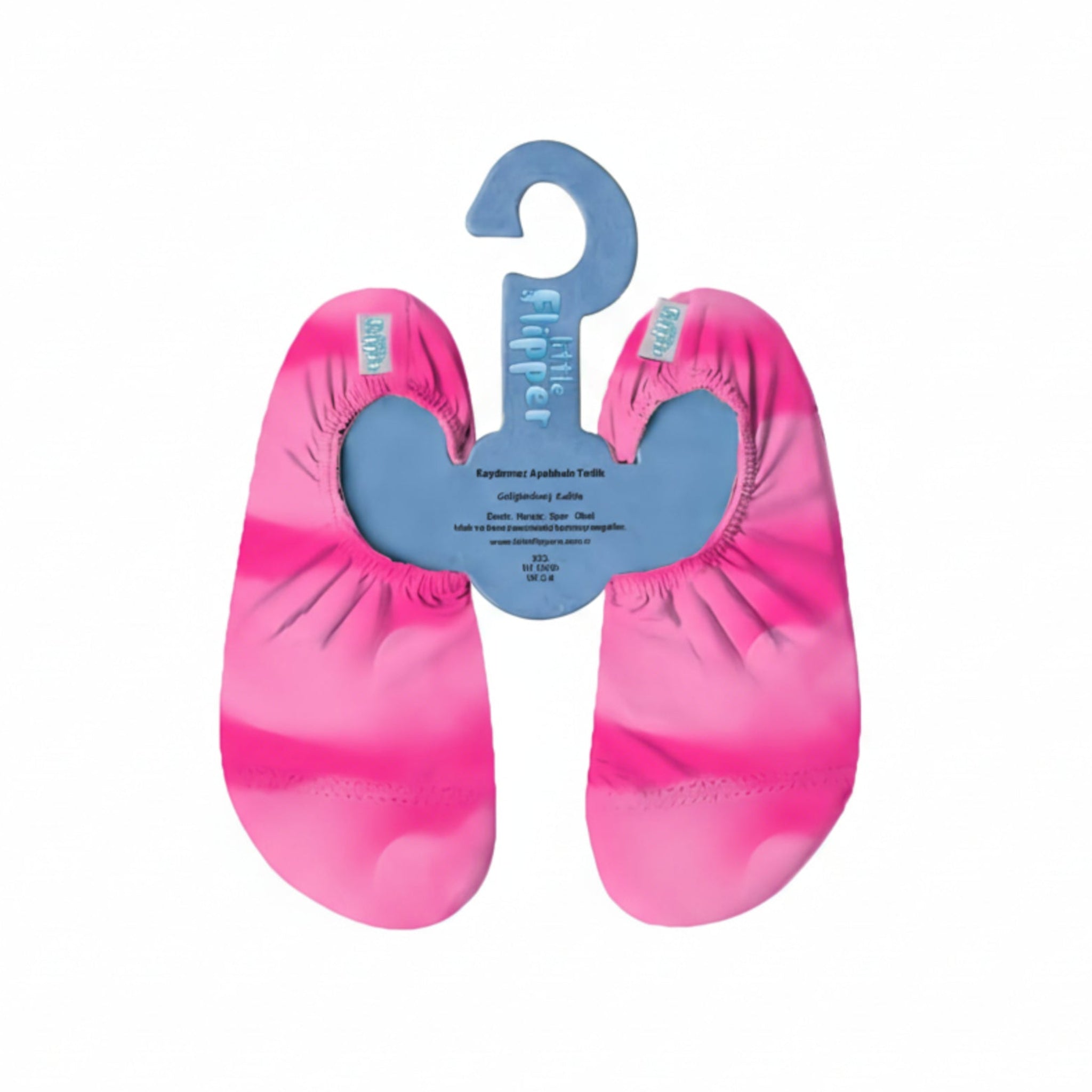 Plain Pink Beach Flippers